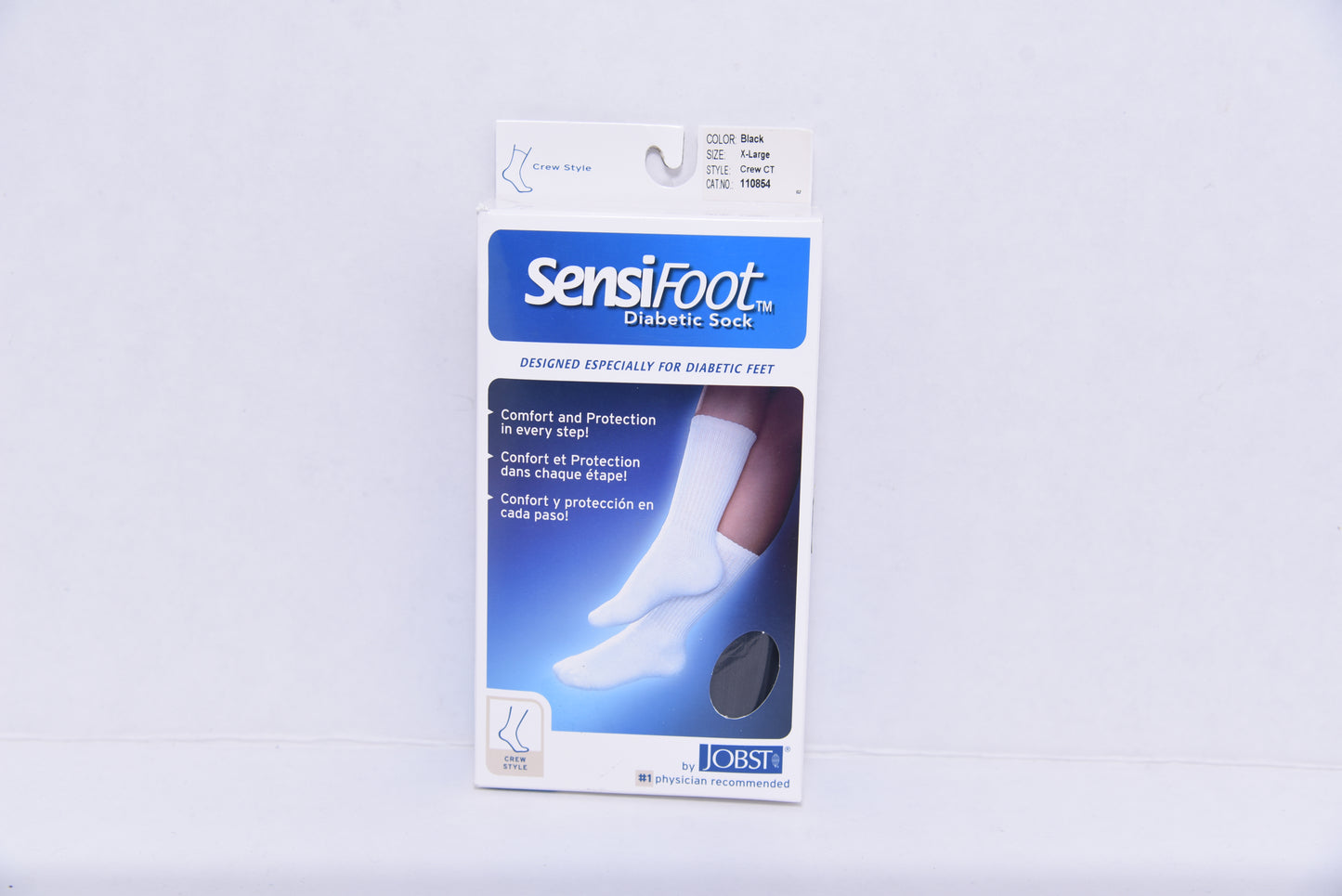 SensiFoot: Crew Style Diabetic Socks