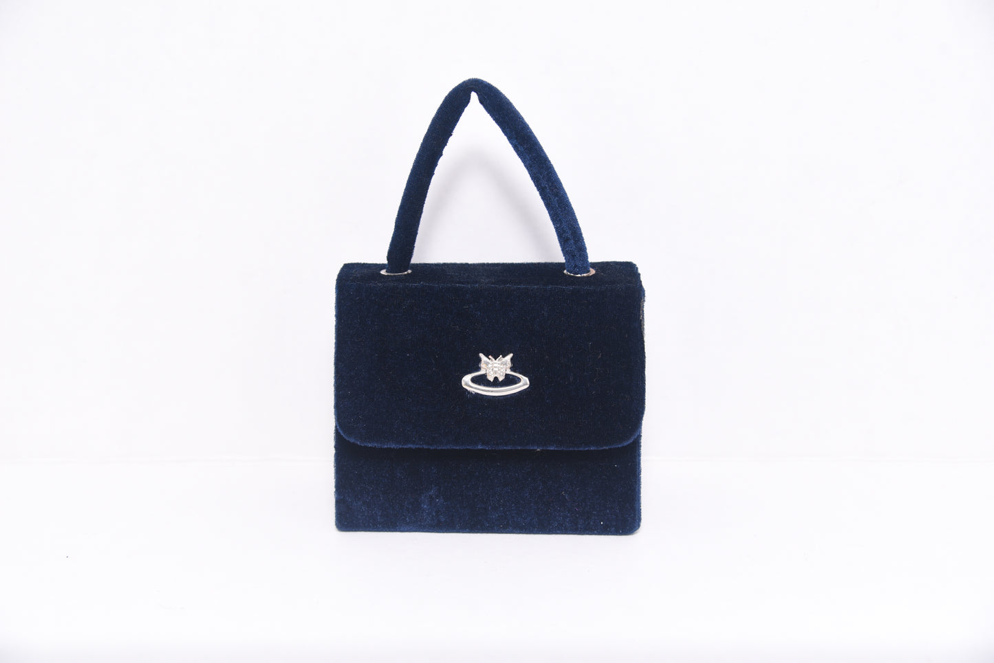 Small Navy Hand Bag