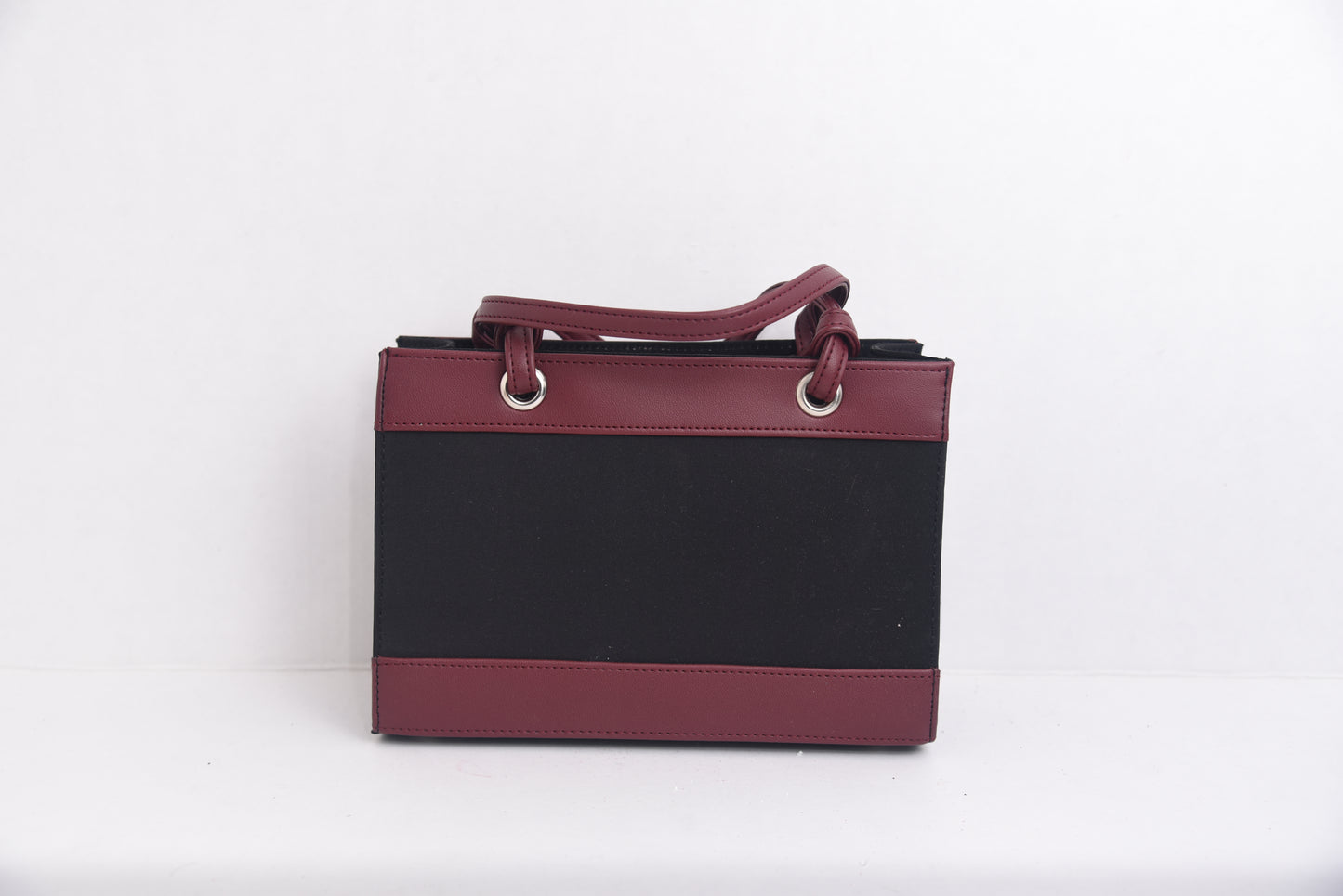 Medium Red and Black Hand Bag