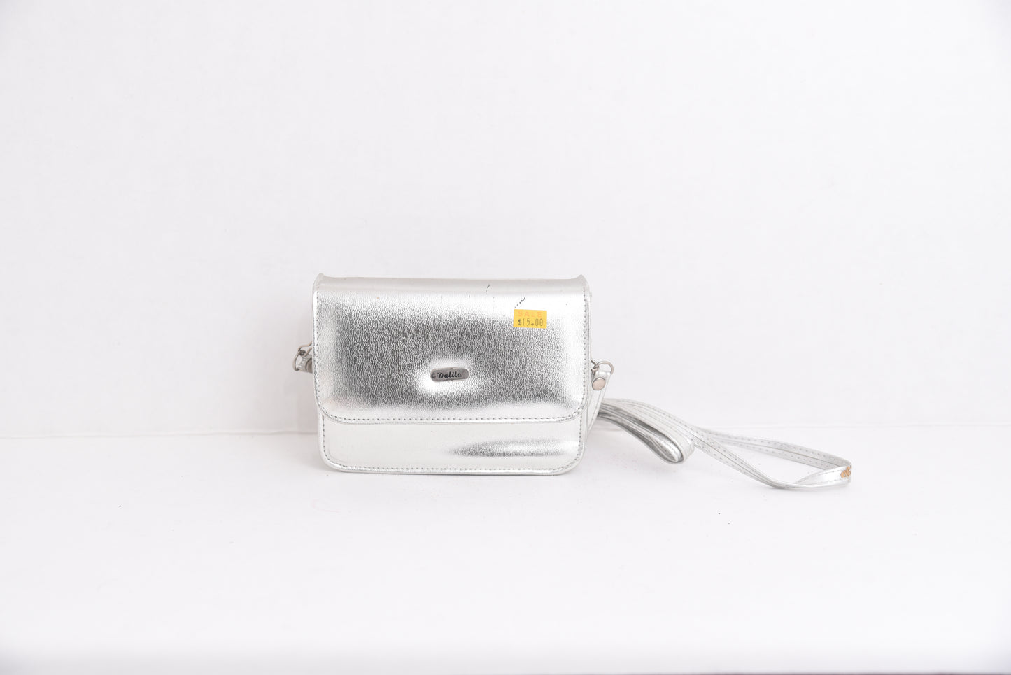 Small Silver Hand Bag