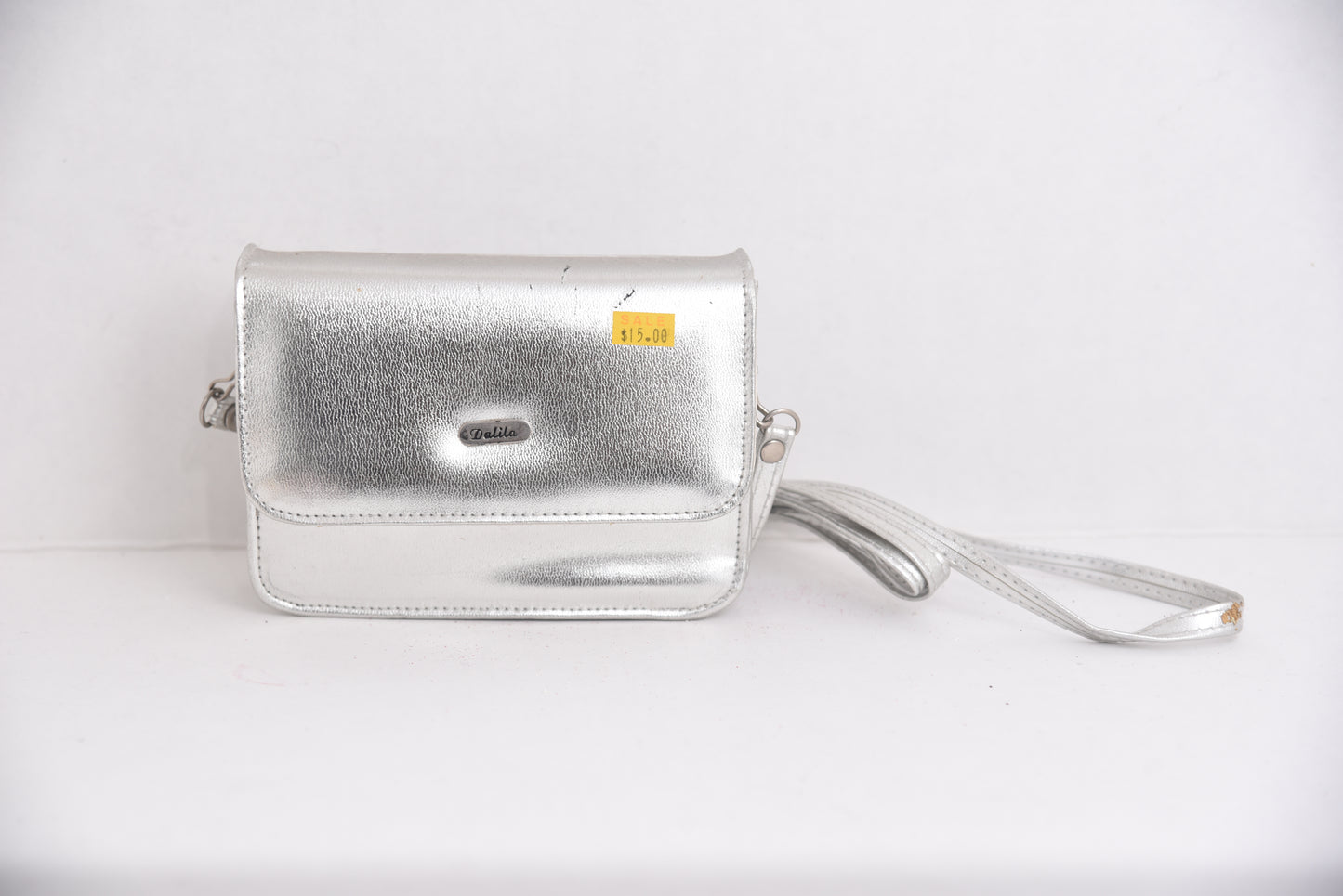 Small Silver Hand Bag
