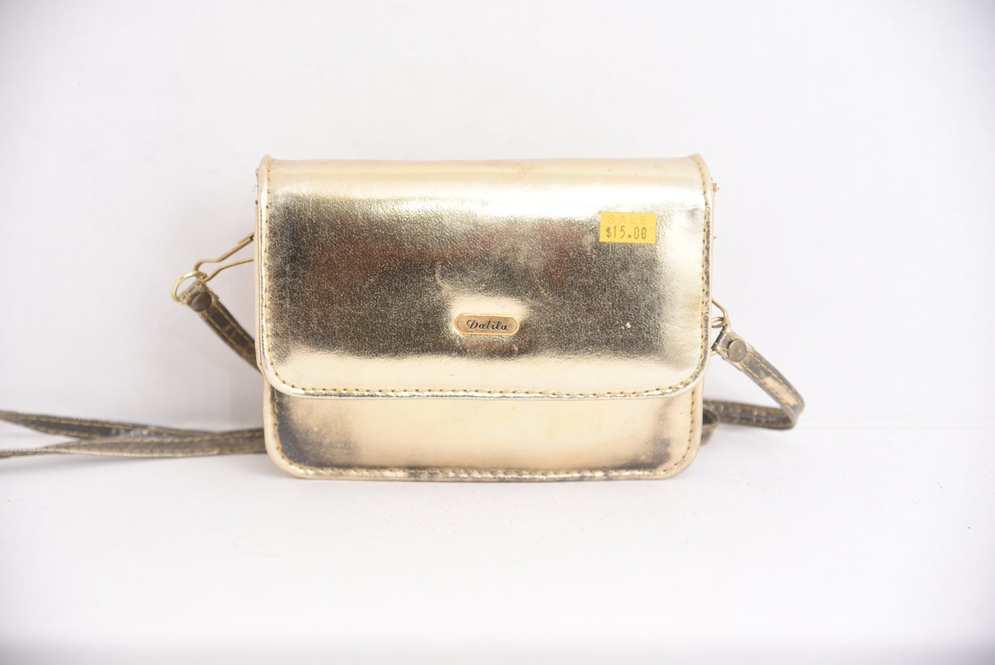 Small Gold Hand Bag