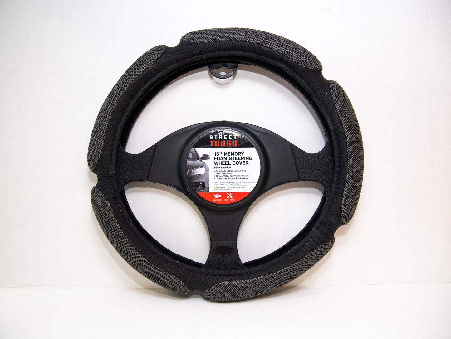 Black Steering Wheel Cover
