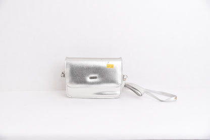 Small Silver Hand Bag
