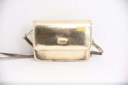 Small Gold Hand Bag