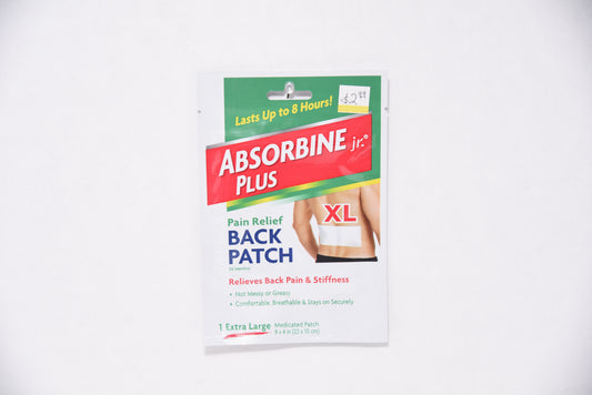 Absorbine Plus: Back Patch