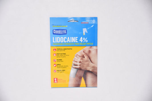 Coralite: Lidocaine 4% Pain Relief Patch