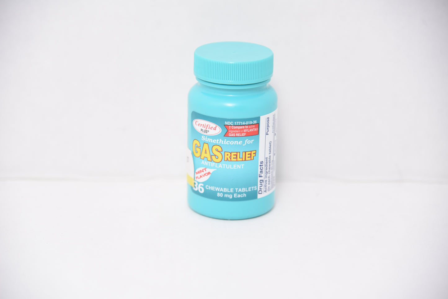 Simethicone: Gas Relief Antiflatulent Chewable Tablets