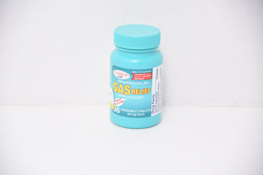 Simethicone: Gas Relief Antiflatulent Chewable Tablets