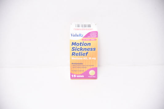 ValuRx: Motion Sickness Relief Aniemetic