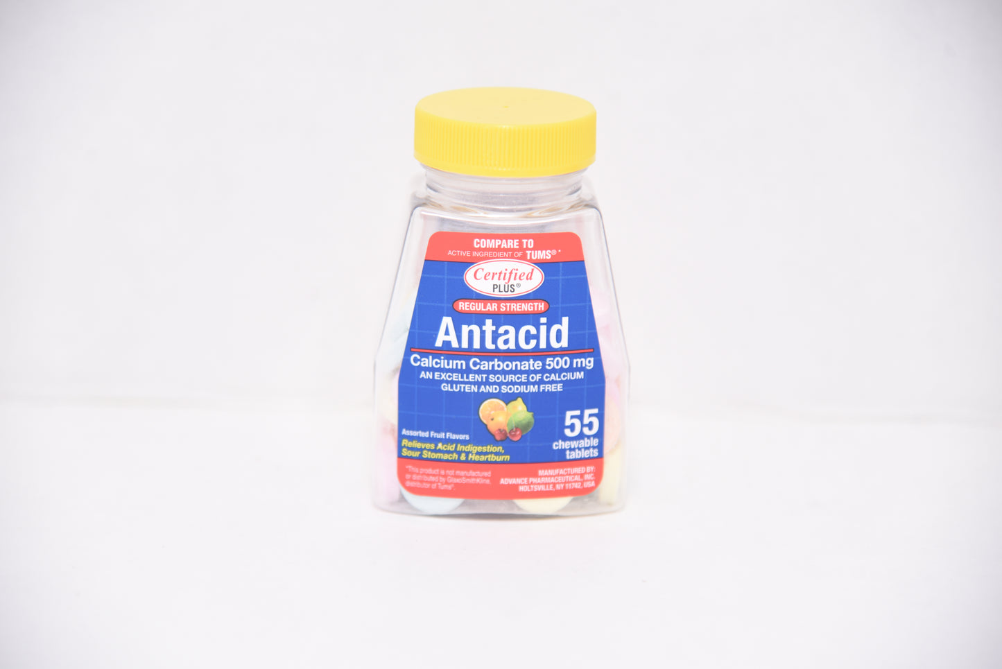 Certified Plus: Antacid Chewable Tablets