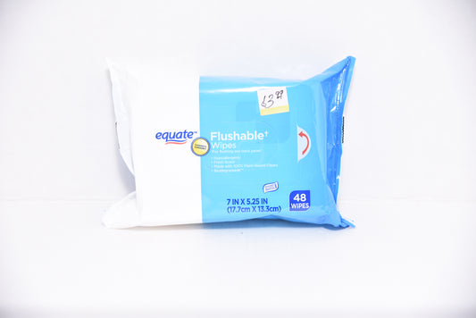 Equate: Flushable Wipes