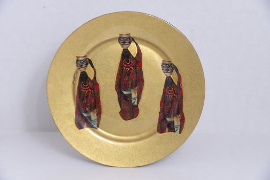 New Era Pharmacy: Decorative Plate - 3 African Women