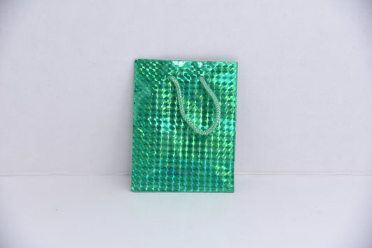 New Era Pharmacy: Small Green Shiny Gift Bag