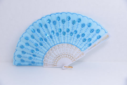 New Era Pharmacy: Light Blue Decorative Fan